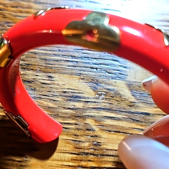 (Christmas colr:) )Authentic Louis Vuitton  ceramic bracelet - Picture 4 of 6